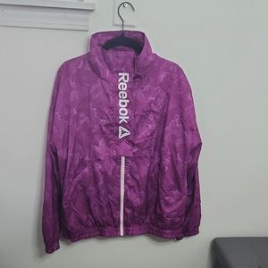 Reebok Purple Patterned Jacket
